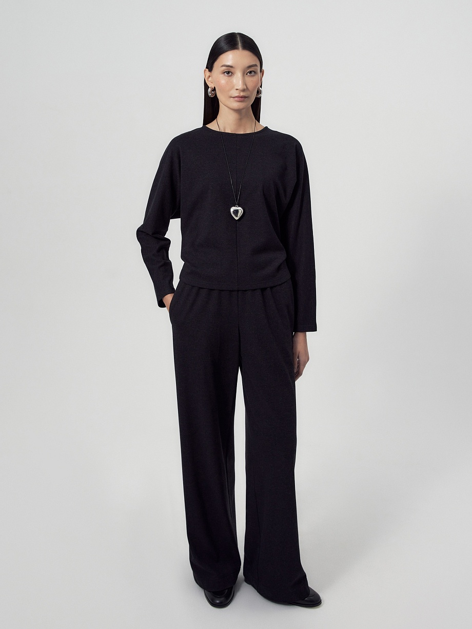 Брюки трикотажные на резинке