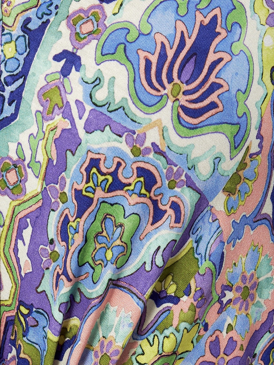 Платье макси из вискозного трикотажа