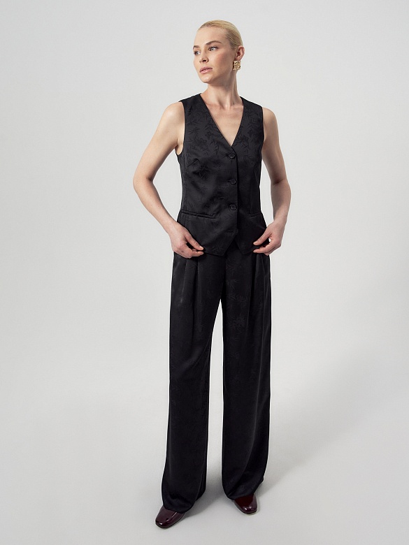 Жилет из жаккарда POMPA арт.2092543mc0699