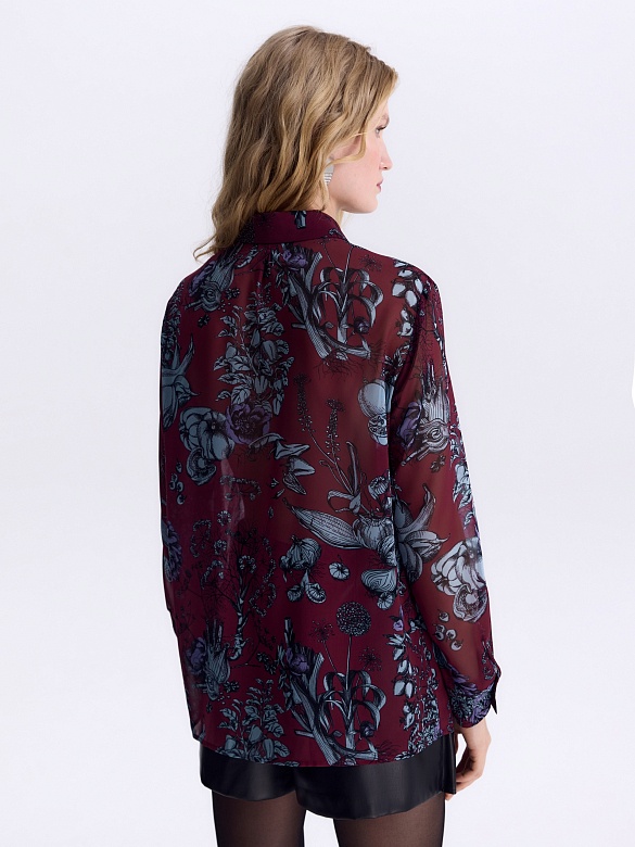 Блуза из шифона POMPA арт.7143040ab3190