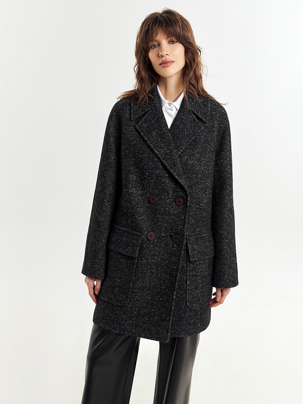 Укороченное пальто с мембраной