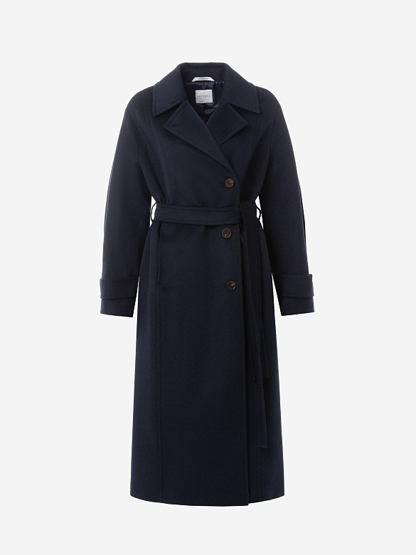 Пальто из шерсти с мембраной и утеплённой спинкой POMPA арт.1015922p90068