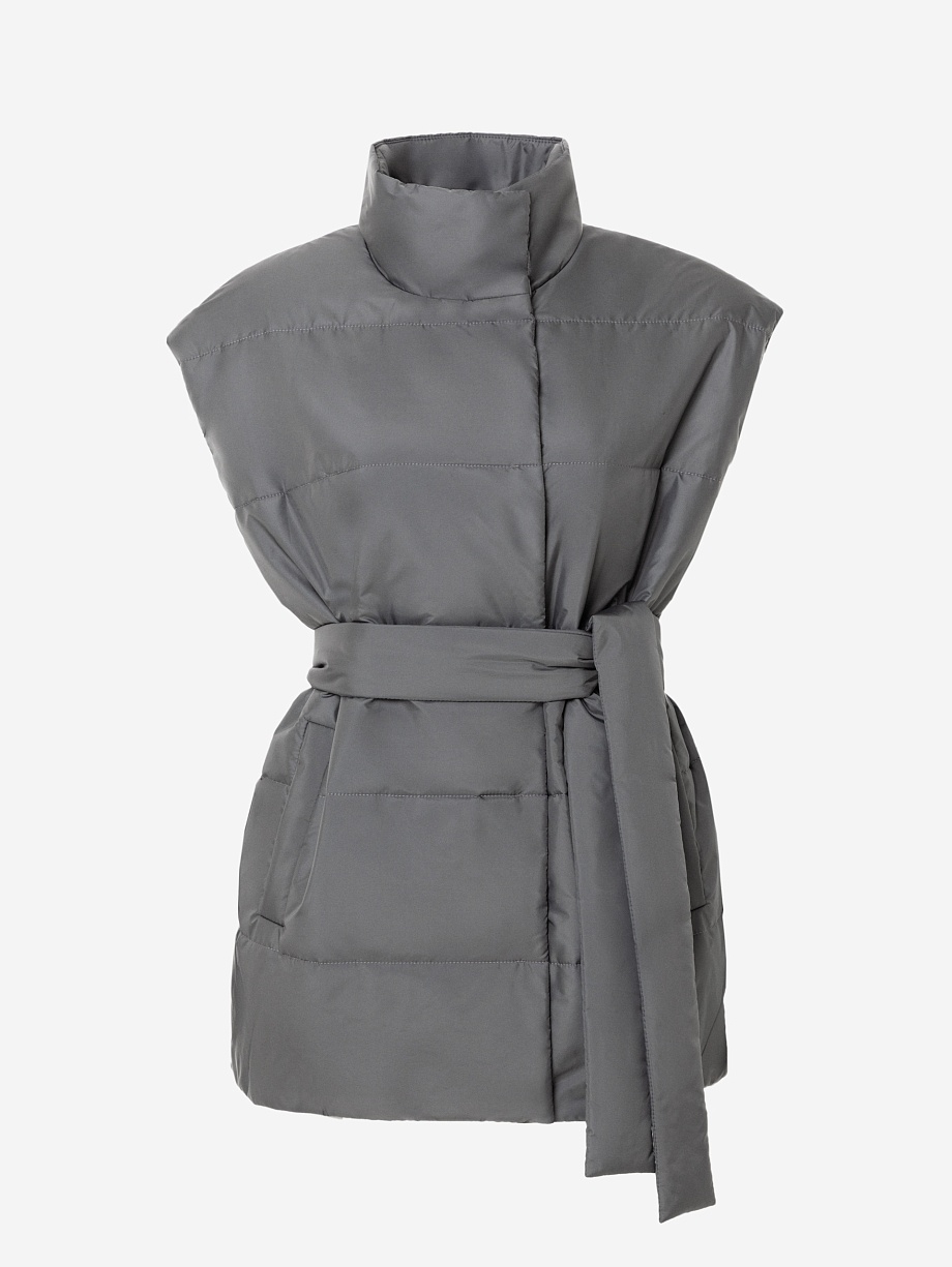 Стеганый жилет из плащевой ткани