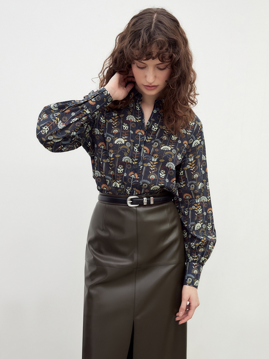 Свободная блуза из 100% хлопка