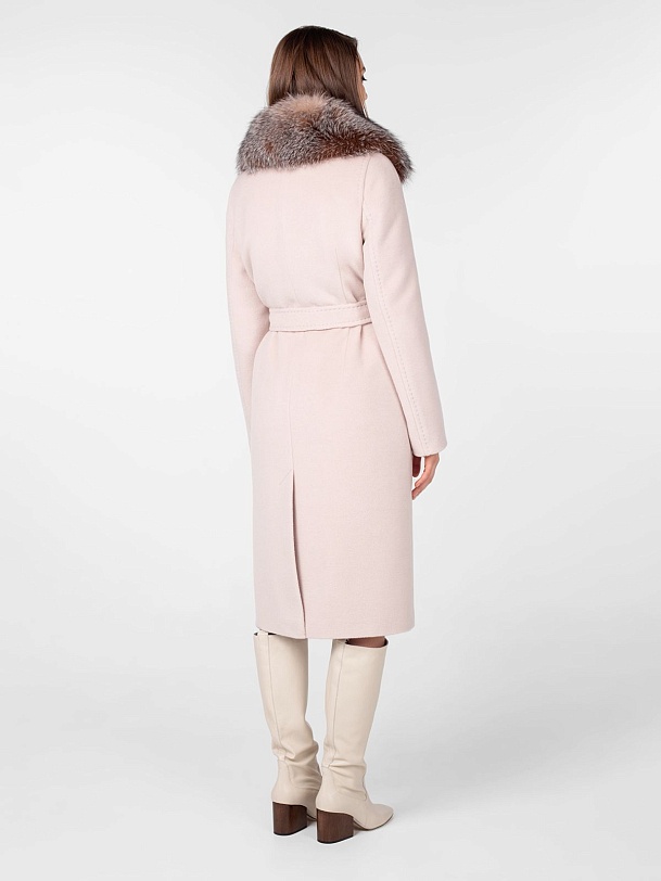 Зимнее шерстяное пальто из шерсти с утеплителем и мембраной