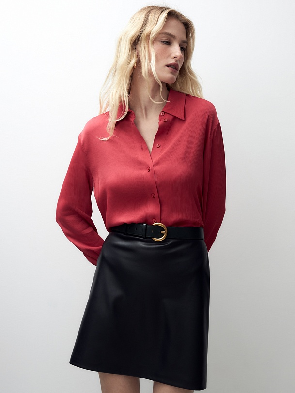 Свободная блуза из вискозы