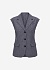 Приталенный жилет из премиального 100% льна POMPA арт.4093010pp1298