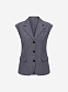 Приталенный жилет из премиального 100% льна