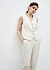 Жилет из хлопка и льна POMPA арт.4092650bd0203