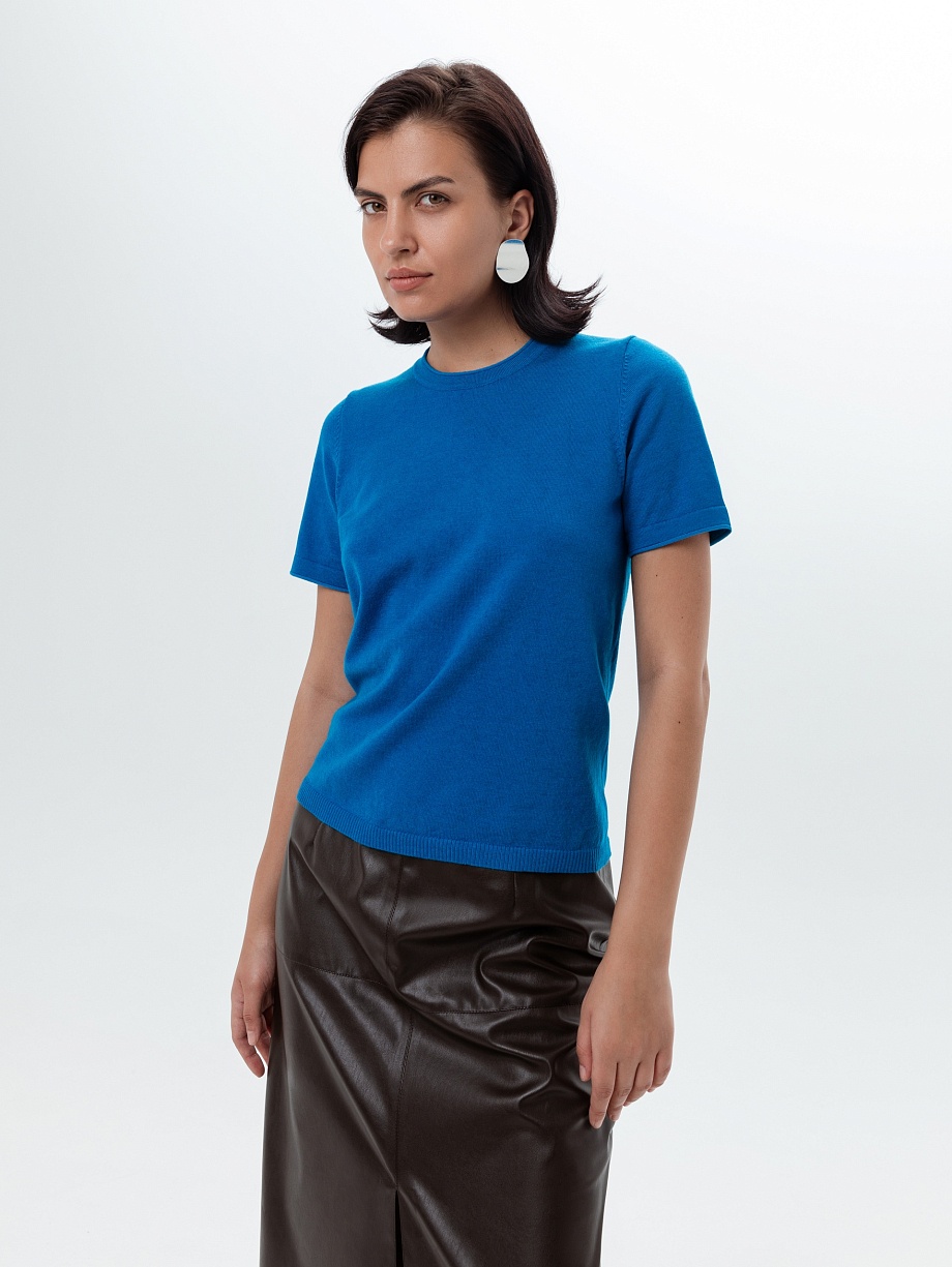 Вязаный джемпер прямого силуэта