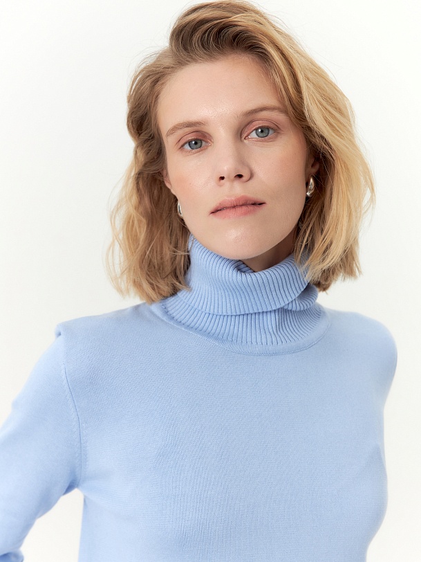 Водолазка из вискозы и хлопка