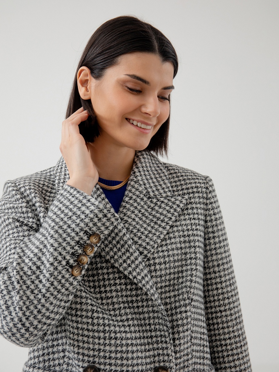 Пальто женское демисезонное из шерсти