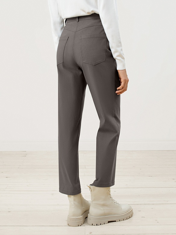 Утепленные брюки из костюмной ткани POMPA арт.1119022ch0288