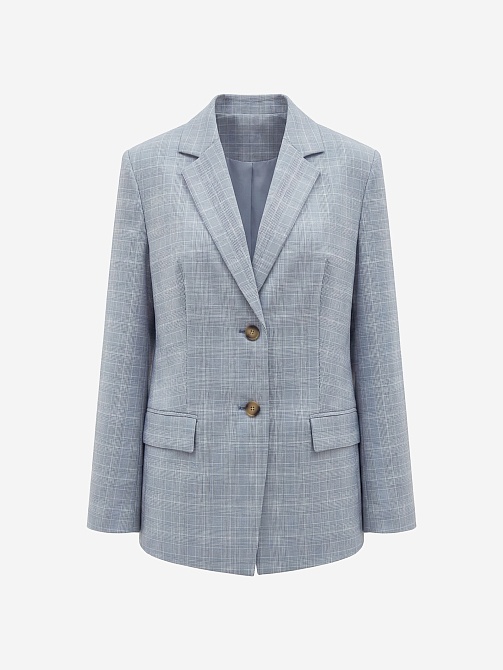 Удлиненный жакет в мужском стиле 