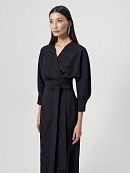 Платье на запах из фактурной ткани POMPA арт.2136471so0299