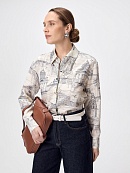 Джинсы со стрелками из хлопка POMPA арт.5111420jn0464