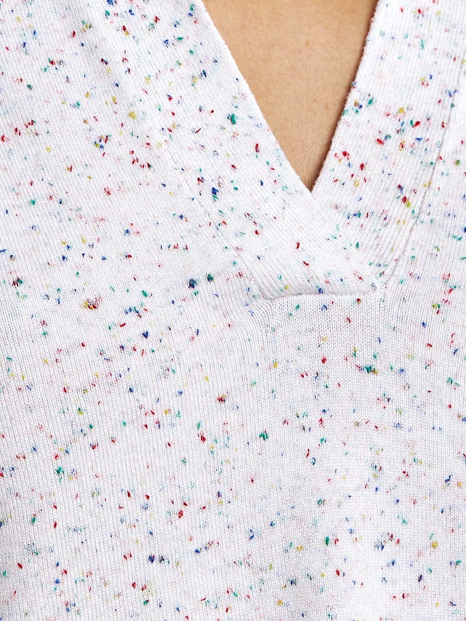 Вязаный джемпер свободного силуэта из вискозной пряжи