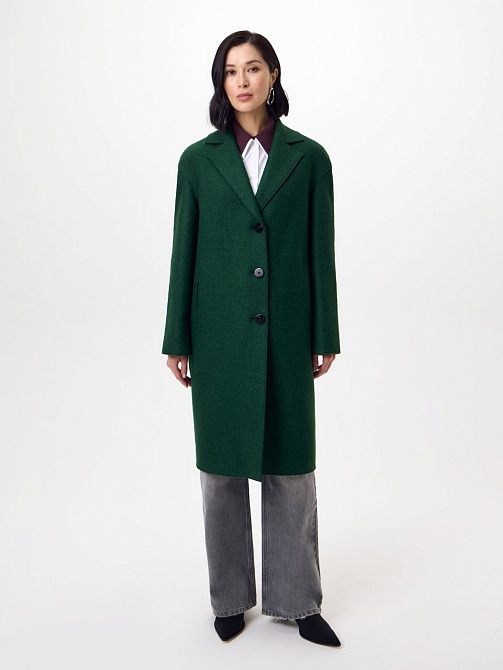 Пальто из варёной шерсти с мембраной POMPA