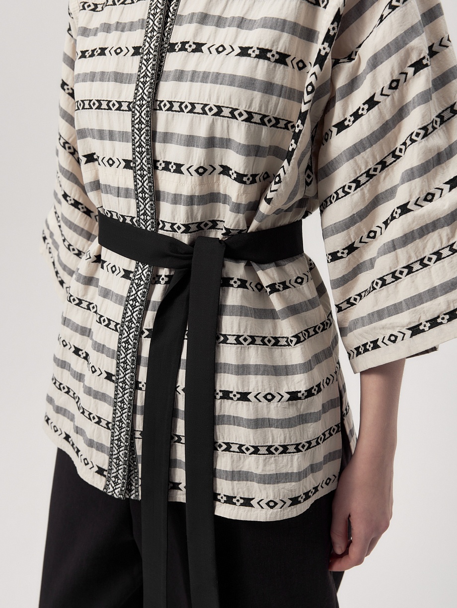 Жакет-кимоно из 100% хлопка