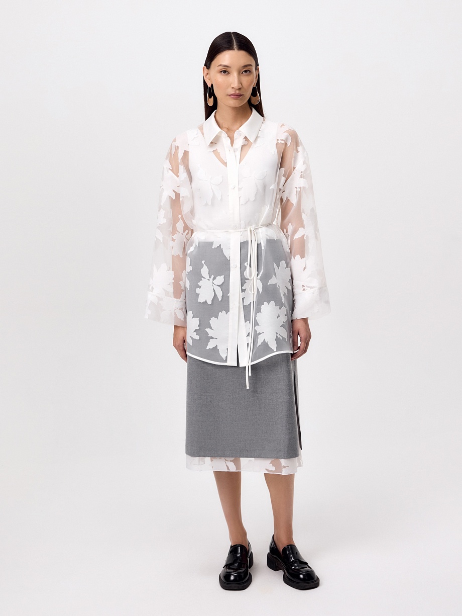 Блуза из органзы