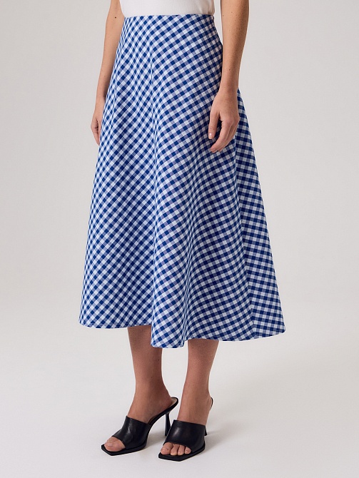 Юбка трапеция из хлопка