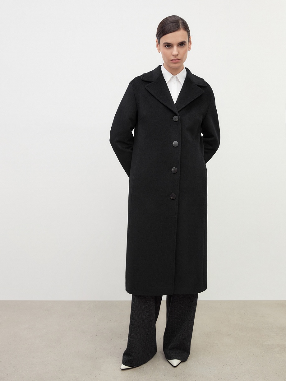 Пальто из 95% шерсти с мембраной