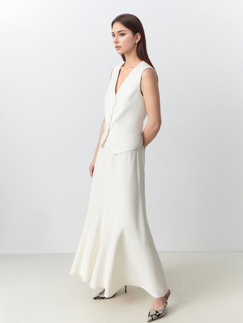 Юбка-годе длины миди