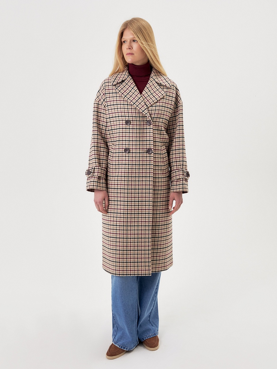 Шерстяное пальто с мембраной