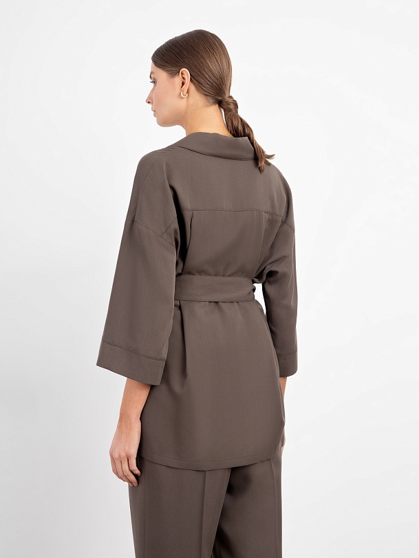 Жакет женский с поясом