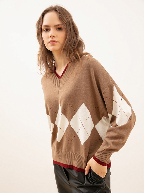 Пуловер женский POMPA арт.1216130ir0890