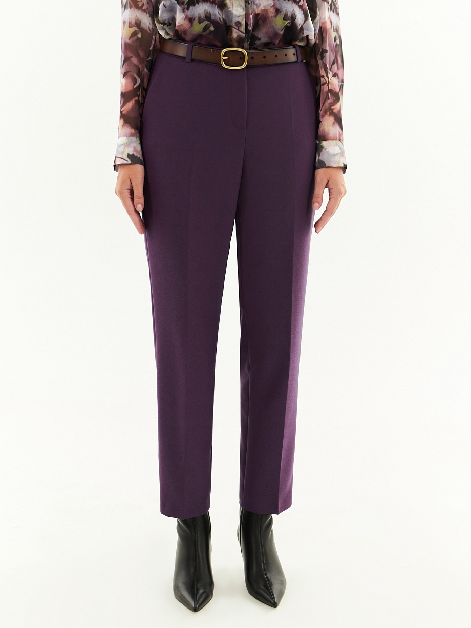 Классические зауженные брюки со стрелками 