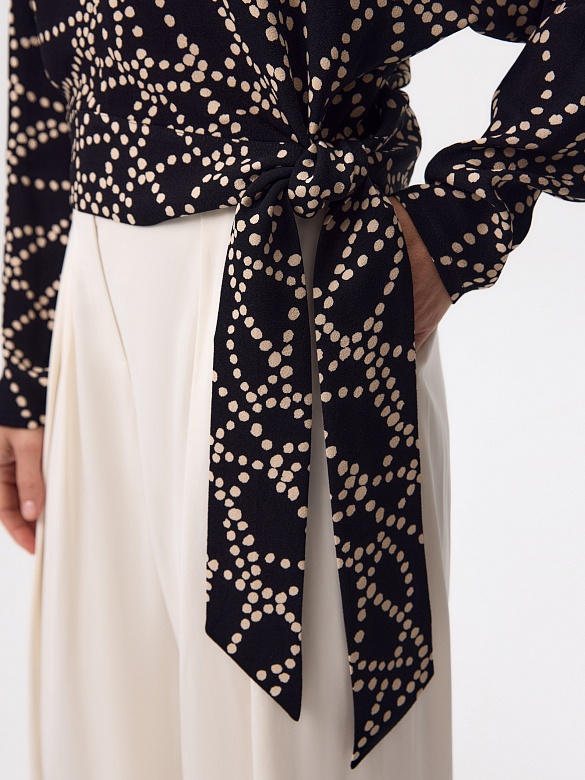 Блуза из вискозы POMPA арт.2142730mc0398