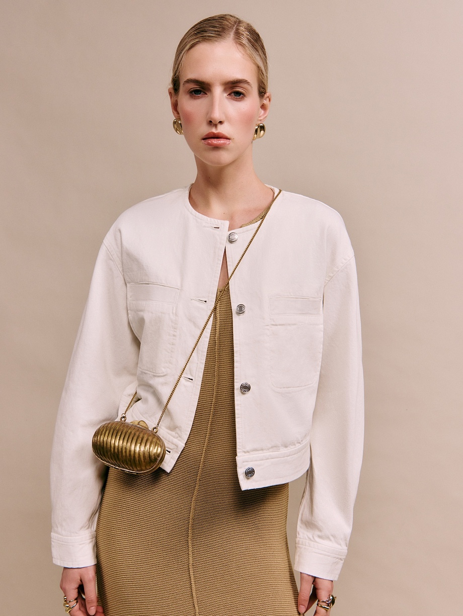 Джинсовая куртка из 100% хлопка