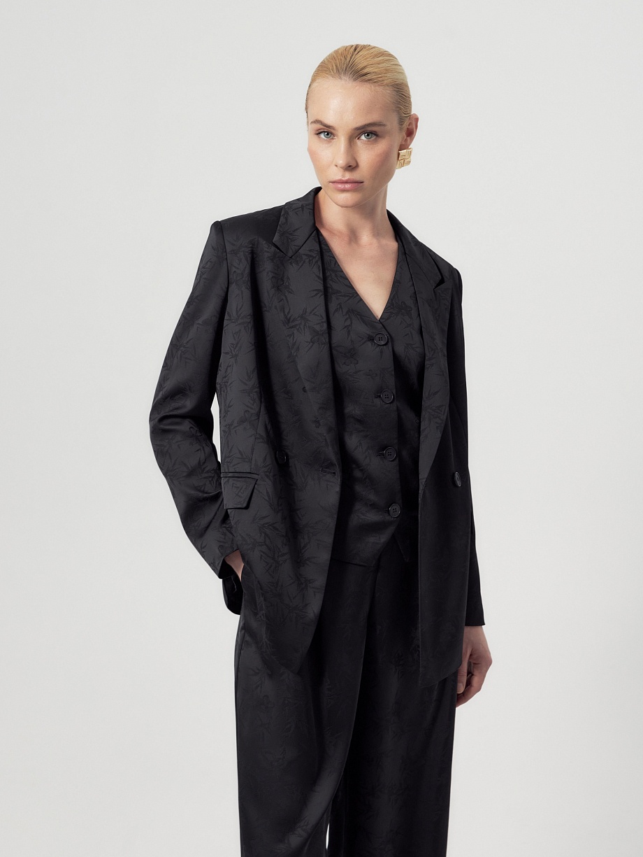 Жакет из жаккарда