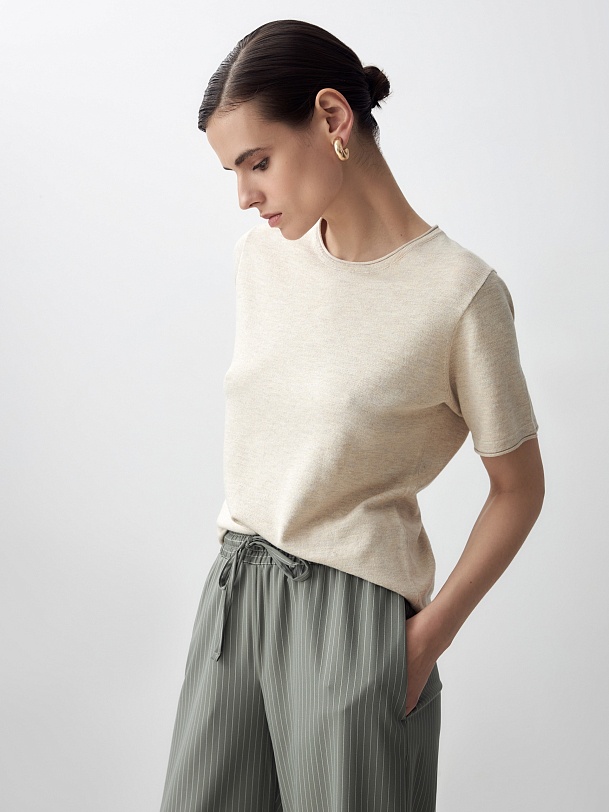 Вязаный джемпер из вискозы