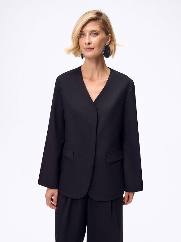 Жакет без лацканов  POMPA арт.2101100pl0199