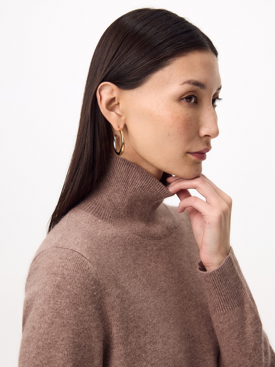 Костюм вязаный из шерсти с ангорой