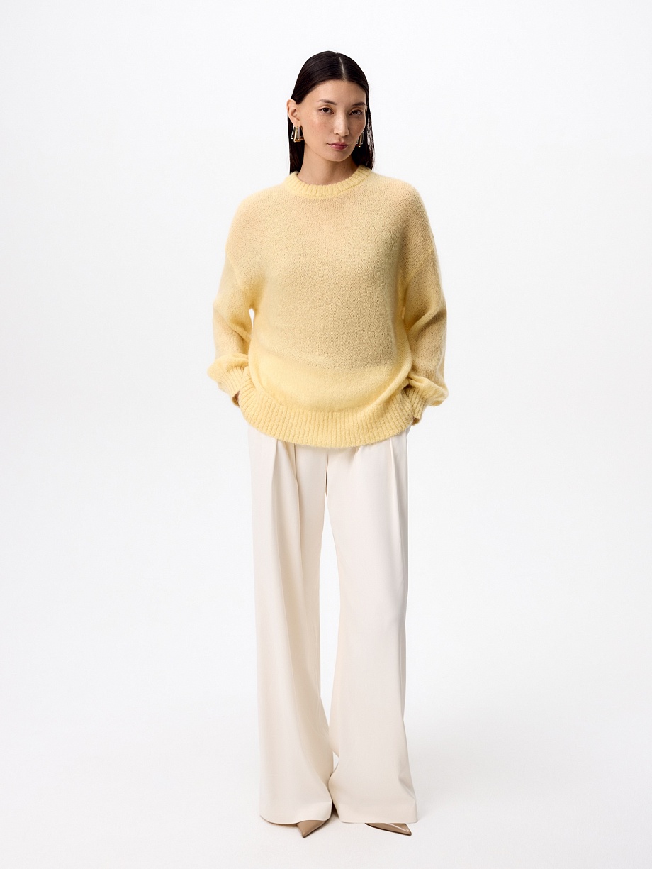 Джемпер из мягкого мохера и шерсти