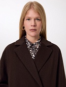 Пальто из шерсти с мембраной и утеплённой спинкой POMPA арт.1018718p90083