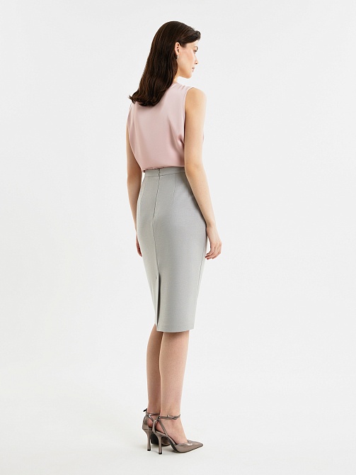 Юбка-карандаш из костюмной ткани