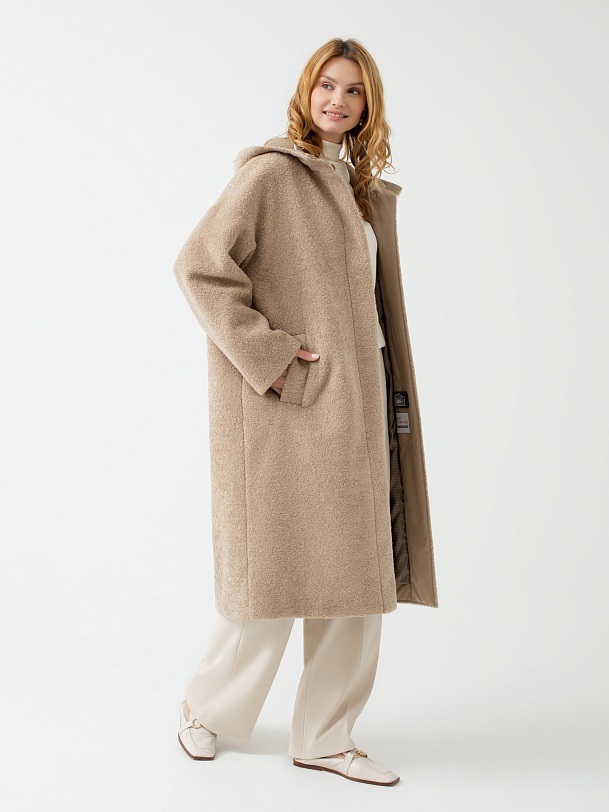 Экошуба с мембраной, утеплителем и капюшоном