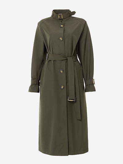 Тренч женский цвета хаки