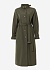 Тренч женский цвета хаки POMPA арт.3034560i00041