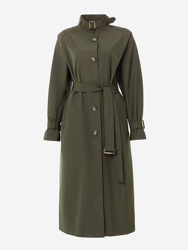Тренч женский цвета хаки