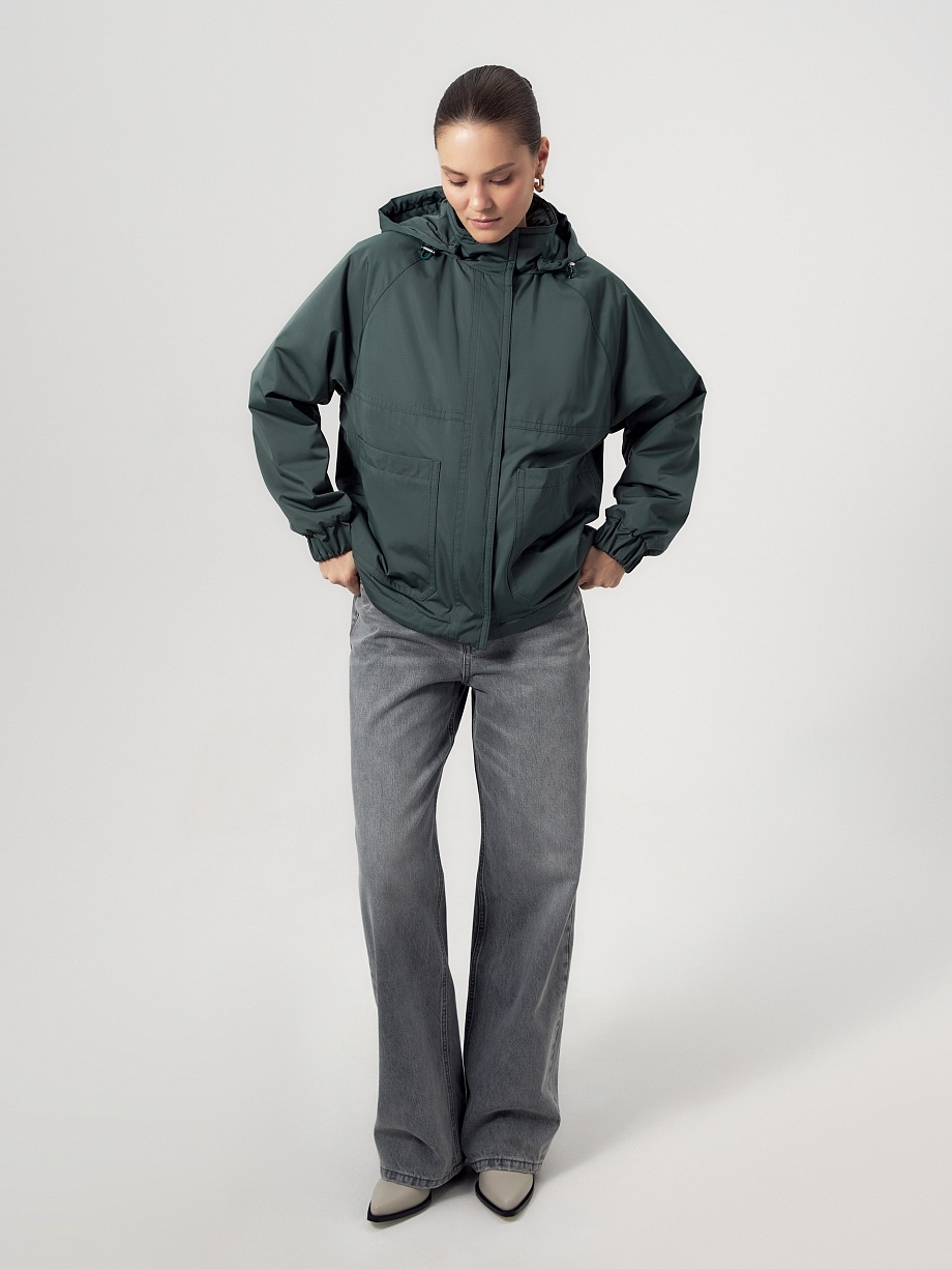 Непромокаемая куртка с мембраной и съёмным капюшоном