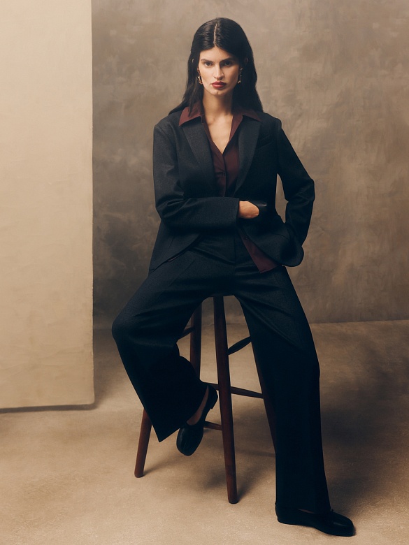 Брюки из костюмной ткани POMPA арт.2110904cl0591