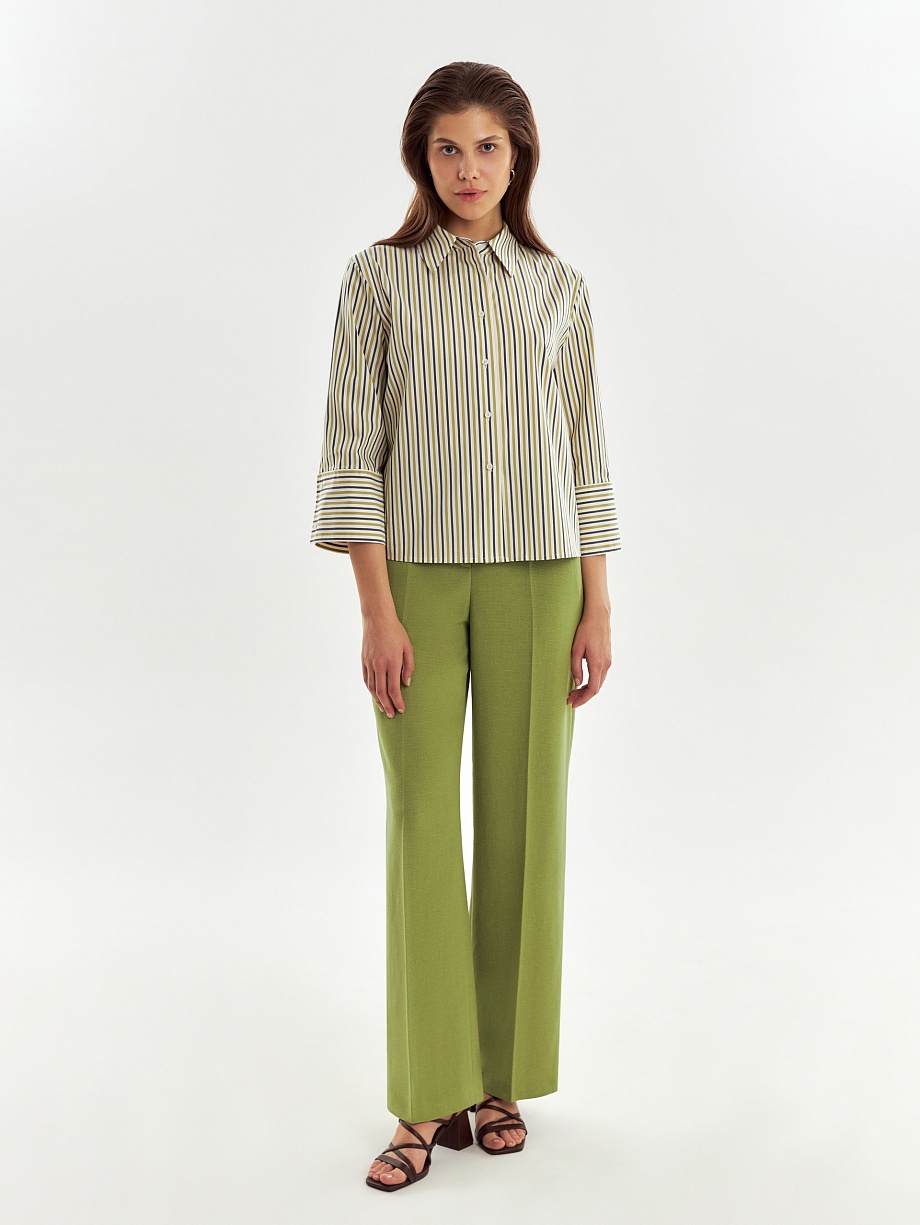 Свободная рубашка в полоску