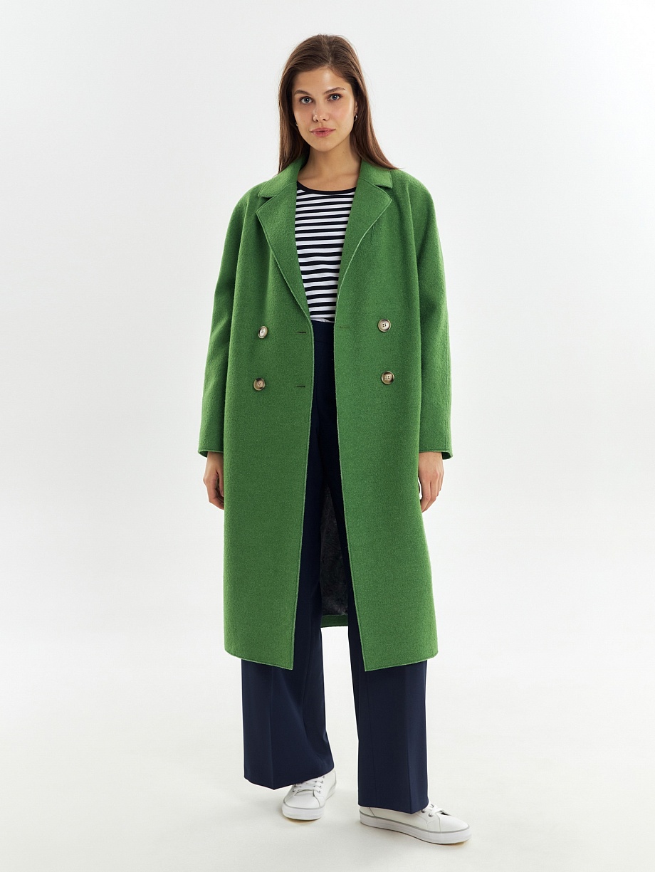 Шерстяное пальто с мембраной