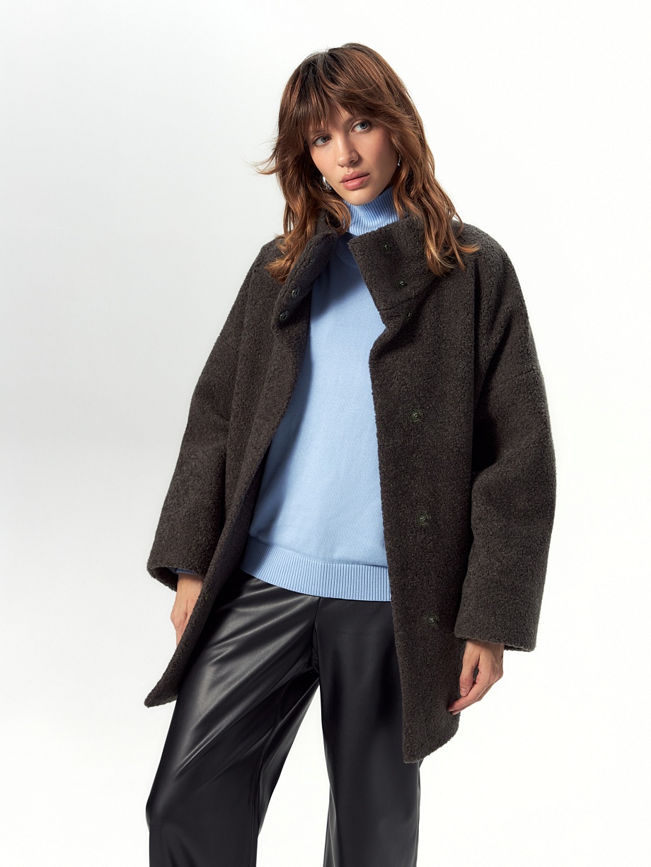 Укороченная экошуба с утеплителем и мембраной