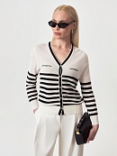 Кардиган в морском стиле из вискозной пряжи POMPA арт.3612170kn2190